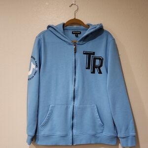 True Religion Big TR HS Hoodie Full Zip Streetwear size XL